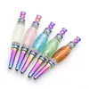 Luminous Diamond Smoking Pipes Colorful Hookah Cigarette Holder Tobacco Pipe Removable Arabian Smok Accessories Free DHL