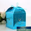 50 pcs Creux Eid Motif Bonbons Boîte Papier Chocolat Sac Cadeau Conteneur pour Mariage Festival (Golden) Prix usine conception experte Qualité Dernier Style Statut Original