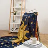 Sun Moon Star Nordic Sofa Towel Blanket Home Dustproof Sofa Cover Thick Throw Blankets Living Room Office Travel Car Manta
