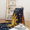 Sun Moon Star Nordic sofa handdoek deken thuis stofdichte sofa cover dikke worp dekens woonkamer kantoor reizen auto manta