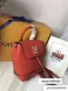 Torebki designerskie M54573 Lockme Backpack Mini Women Red Plecak Bagaż Pasek na ramię