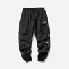 Joggers Mężczyźni Spodnie Cargo Streetwear Hip Hop Casual Pockets Track Spodnie Mężczyzna Harajuku Spodnie Fashion Spodnie Dla Male 211112