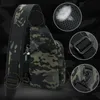 Utomhuspåsar Portable Molle Military Crossbody Army Camouflage Tactical Shoulder Bag Camping Hunting Bottle Pouch Chest Pack4591327