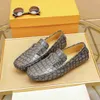 Luksusowa Marka Męska Sukienka Loafer Buty Gommina Jazdy Party Wedding Casual Wzór Tłoczenie Prawdziwe Skórzane Biuro Spacer Rozmiar 38-44