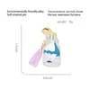 Pins, Brooches European And American Creative Personalized Cartoon Princess Oil Brooch Pink Me Water Bottle BADGE