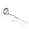 304 Stainless Steel Soup Spoon Hot Pot Soup Residue Oil Filter Spoons Home Kitchen Tools T500893