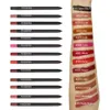 Wodoodporny makijaż Pencil Professional Matowe damie Urocze linijka naprawa pomadka Przenośne narzędzie Silky Beauty Eyeliner 12 Color4167389