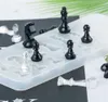 Stampo in silicone per resina Internazionale a forma di scacchi in silicone resina fai da te argilla epossidica stampi a sospensione per gioielli XB19981436
