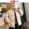 LAPPSTER Männer Harajuku Bunte Blase Mantel Winterjacke Herren Streetwear Hip Hop Parka Koreanische Schwarze Kleidung Puffer Jacken 211214