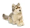 귀여운 회색 늑대 플러시 장난감 시뮬레이션 거대한 오징어 아이들을위한 동물 인형을 먹는 소녀 선물 210728
