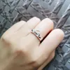 Pure 925 Sterling Silver Jewelry for Women Lock Rings Luxury Brand Quality Party Bedding Jewelry Associed Hoop Ring Luxury183Q