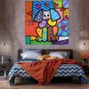 Een zithond olieverfschilderij op canvas Home Decor Handcrafts / HD Print Wall Art Picture Customization is acceptabel 21053134