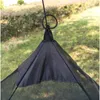 Triangle de pêche en plein air moustiquaire fermeture à glissière tente de porte portable voyage personne seule camping alpinisme tente suspendue Y0706