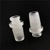 Mini Glass Adapter 10mm Female to 14mm Male Smoking Pipes 18mm Two Style Forsted Mouth Joint Smoke Water Bong Adapters