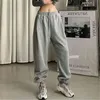 Women pants Black Jogging Sweat for Baggy Sports Pants Gray Jogger High Waist Sweat Casual Trousers For Female 210925