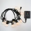10 Lampadine 20 Lampadine Solar String Lamp G50 5m 10m Colorato Bianco Caldo Impermeabile Esterno Decorato Giardino Natale