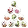 8 cm Christmas Decorations Ball Transparent Plastic Ball Hanging Christmas Tree Party Holiday Wedding Clear Ball Decoration w-00876