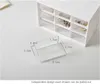 Translucent Drawer Type Storage s Cn(Origin) Low Price Nine-grid Desktop Box Student Cosmetics Shelf Tape Organizer 210922