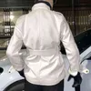 Giacca autunnale Risvolto Outwear Top Coat Uomo Trendy Trench Slim Tinta unita Cintura Verde Nero 211106