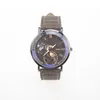 Tencel new modern fashion quartz watch business waterproof silicone rubber strap unisex