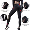 Fitness sport taille haute yoga leggings femmes noir entraînement gym pantalons de yoga collants course push up pantalon vêtements de sport H1221