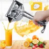 Manuell frukt squeezer aluminium legering juicer granatäpple apelsin citron grönsaker kök tillbehör mini pressmaskin 210628