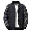 Mens vinterjackor och kappor Ytterkläder Kläder Camouflage Bomber Jacket Mäns Windbreaker Tjock Varm Man Parkas Militär 210910