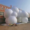 Giant White Inflatable Pavilion Foam Bubble Pavilion With Blower and LED strip For Music Party Decoration