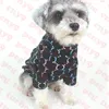 Красочные буквы домашних животных одежда хлопок домашних животных футболки собака одежда Teddy Schnauzer бульдог собаки одежда