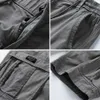 Sommar jogger taktisk last shorts män casual armégreen varumärke kläder bomull lös militär 210713