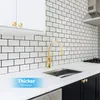 Art3D 30x30cm 3d adesivos de parede auto-adesivo casca e vara backsplash para cozinha banheiro, telhas de metrô, papéis de parede (1 peça, design mais espesso)