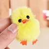 1pcs Cute Pendant Soft Stuffed Doll Ornament Keychain Creative Mini Chick Animal Model Plush Toys Kids Gift