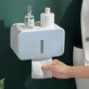 Porte-papier hygiénique mural support étanche distributeur de boîte à mouchoirs pour décorations de cuisine de salle de bain