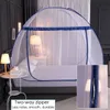 Portable Automatyczne Pop-Up Installation - Składany Student Bunk Oddychający Tent Ting Namiot Mosquito Net Home Decor