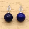 8 MM Naturstein Kristall Ohrstecker Tigerauge Rosenquarz Türkise Amethyst Opal Perlen Ohrstecker Für Frauen Großhandel