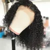 Krótkie Kręcone Peruki Bob 13x4 Koronki Przód Ludzki Hair Brazylijski Remy Peruki Dla Balck Kobiety Kinky Water Wave Wig Pre Skrzydła HD Cienka folia 130% Gęstość Pixie Cut Diva1