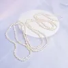 ASHIQI 160 cm Long collier de perles d'eau douce naturelles pour femme cadeau plusieurs façons de porter pull chaîne bijoux 2019