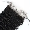 7×7 HDレースの閉鎖10A深い波プリッキュアのブラジルのインドのバージンの髪の毛14-20インチ