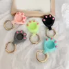 For Apple Airtags Case Protective Cover Shell Cartoon Silicone Cat Claw With Key Ring Smart Bluetooth Wireless Tracker Anti-Lost Tracking