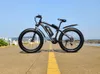 26インチ電動バイク1000Wマウンテンバイクイベイクシティ脂肪タイヤ自転車17Ah 48Vリチウムイオン40km / h e-bikeビーチビーチCRUISER US Shengmilo MX02S