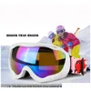 Skibrillen Schneebrille Snowboard Glas Doppelschichten Anti-Nebel Große Maske Gläser Skifahren Eyewear Männer Frauen Obaolay WINT JLLAZO XMHYARD