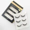 Valse Wimpers 3D09 Natuurlijke Taps toelopende Zwarte Terriër Mode Bal Rook Make-up Nep Kruis Rommelig Zachte 3D Wimpers2838309