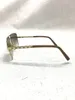 Men metalowe okulary przeciwsłoneczne Postawa Nowa moda klasyczny styl Gold Squated Frame Vintage Design Outdoor Classical Model 0259 z 2176