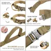 Military Tactical German Shepard Medium Large s For Walking Training Duarable Dog Collar Leash