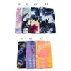 Mulheres Tie-tingido DIRED HIJABS SHAWS Grande Scarf Scarf Feminino Cabeça de Algodão Envoltório Islâmico Roupas Foulard 180 * 85cm