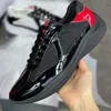 2023 hommes America'S Cup cuir chaussures décontractées baskets brevet plat formateurs noir maille à lacets extérieur coureur de haute qualité