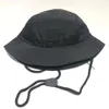 20FW Chapeau de pêcheur en nylon pour hommes et femmes à la mode Stone Running Outdoor Street Sun Shading Anti Chapeau de pêche Broderie de bord de mer imperméable 5 couleurs 455561