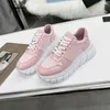 Praddalies pada prd Sneakers Scarpe autentiche con lacci Scarpe da donna in pelle Papà Designer di marca di lusso Zeppa Punta tonda Piattaforma Tacchi alti Tennis Casual Fondo spesso 3541 Top Q 0