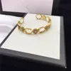 Bronze Cuff Bangle Flower Pattern Bracelets Retro Elegant Letter Bangles Women Chic Gold Wristband Festival Gift