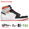 2023 Toppkvalitet Hög JUMPMAN 1 OG 1S MENS BASKABAL SHOES BRED PATENT UNIVERSITY BLÅ LUCKY OBSIDIAN Dark Mocha Men Retros Sneakers Women Trainers Storlek 36-46